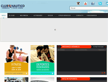 Tablet Screenshot of clubnautico.com.uy